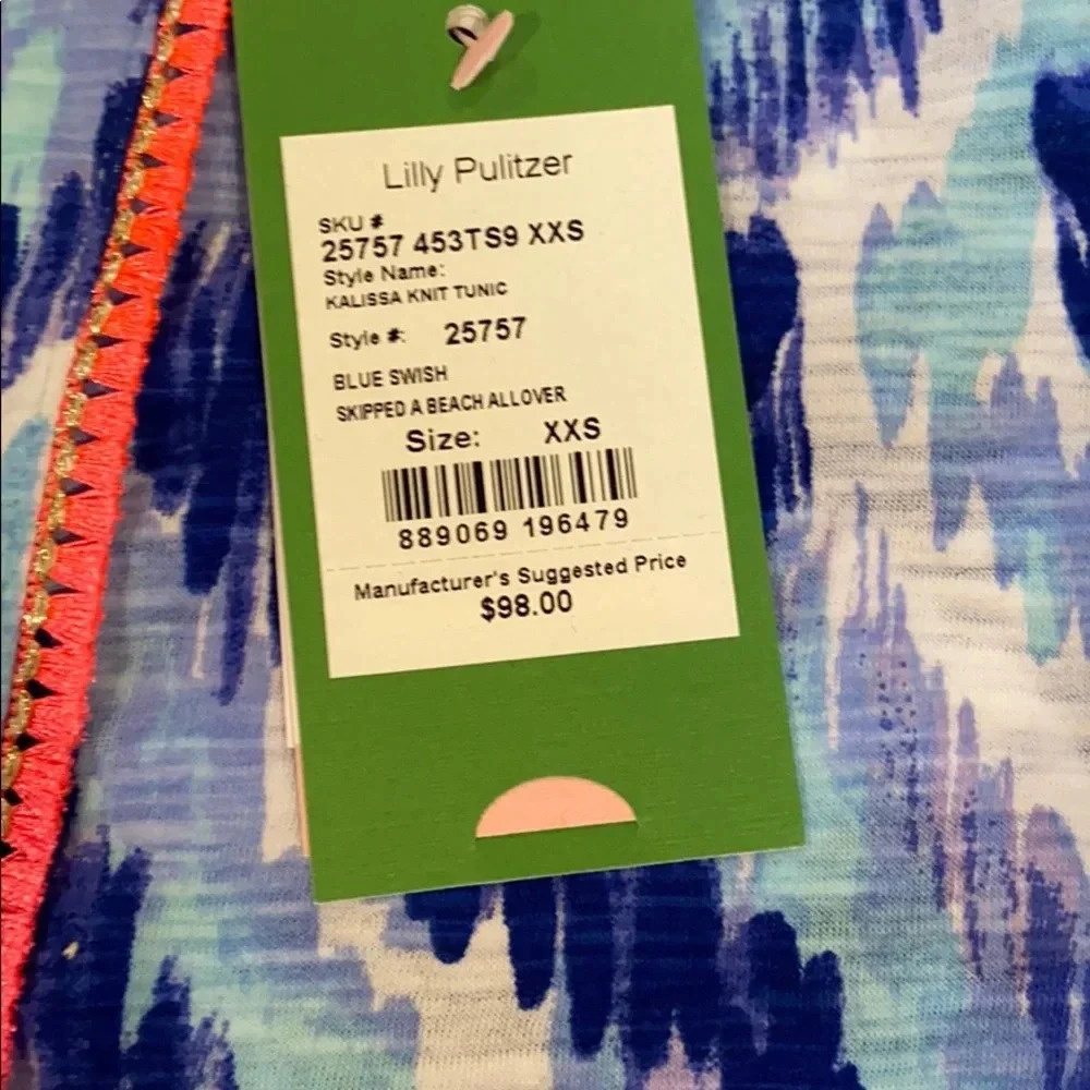 Lilly Pulitzer kalissa knit tunic size XXS - Picture 4 of 11